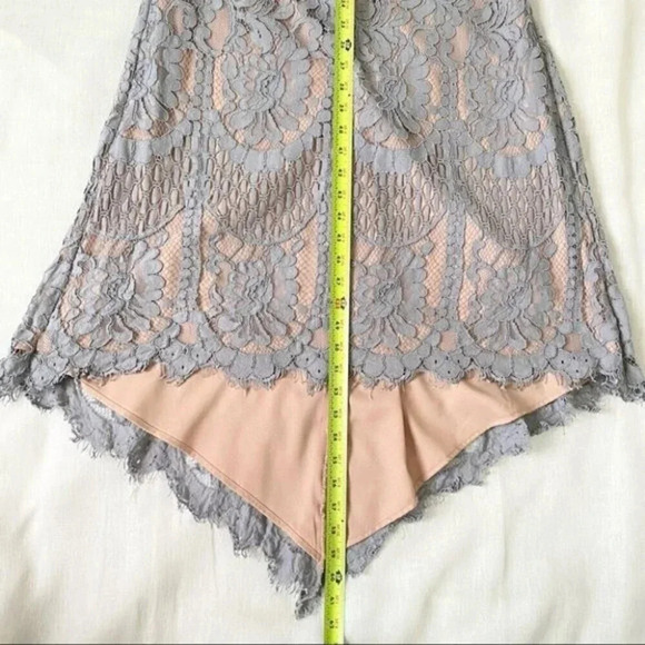 JARLO Adeline all over lace bandeau dress Gray - Picture 12 of 16